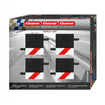 CONJUNTO CHICANE PARA RETA 1/4 AUTORAMA CARRERA DIGITAL 1/24 E 1/32 E EVOLUTION CAR20020589 20020589